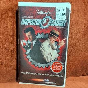 Disney's Inspector Gadget DVD with Red and Black Cover